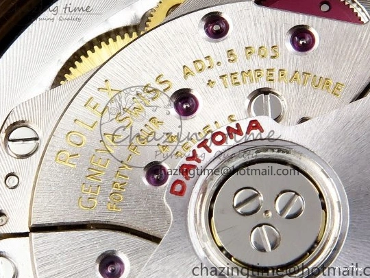 MiroTime 0103 DAYTONA 116518 APSF 1:1 BEST EDITION BLACK DIAL ON OYSTERFLEX RUBBER STRAP SH RelaxedFit 1782